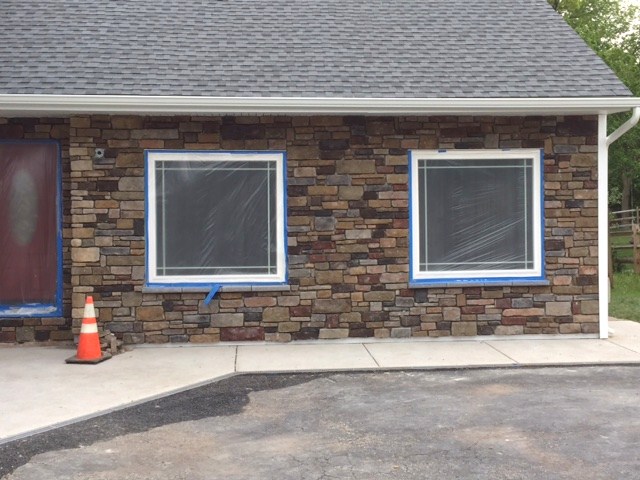 front of home with stone veneer